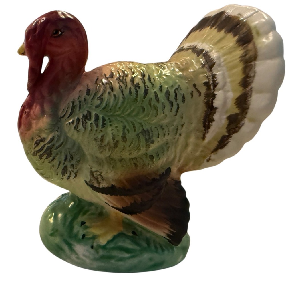 Vintage Lefton Turkey Salt Shaker Japan 1430 Thanksgiving Ceramic